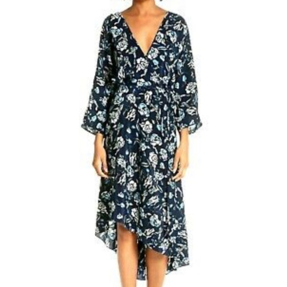 Diane von Furstenberg Eloise asymmetric midi dress